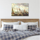 1698年1月にイギリスを訪れたTsar Peter I キャンバスプリント (インサイチュ (寝室))