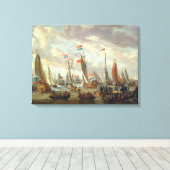 1698年1月にイギリスを訪れたTsar Peter I キャンバスプリント (インサイチュ (ウッドフロア))