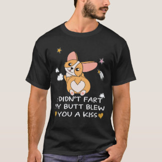 16 お尻がキスをしておしりをしたわけじゃない コーギー Tシャツ