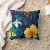 16"を絵を描くLineAの溶岩の溶岩x 16" クッション (ブランケット)