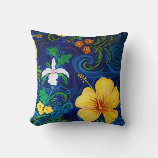 16"を絵を描くLineAの溶岩の溶岩x 16" クッション (正面)