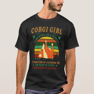 16 コーギー 魔女の魂 コーギー Tシャツ