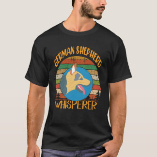 16 ジャーマンシェパード うさぎ ジャーマンシェパード Tシャツ