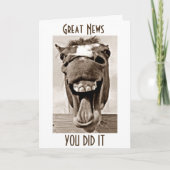 *16*ドンキーが朗報を聞いた間抜け。 カード (正面)