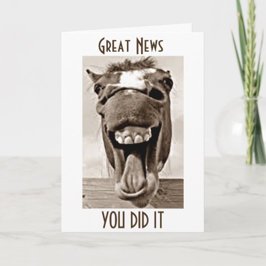 *16*ドンキーが朗報を聞いた間抜け。 カード (正面)