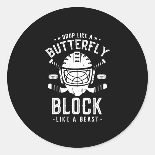 16.ホッケープレーヤーのためのアイスホッケー ラウンドシール (正面)