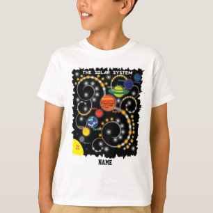 16.太陽のシステム、惑星、宇宙 Tシャツ
