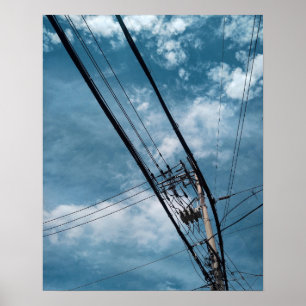 16×20 ソウルの都会の空 韓国 写真プリント ポスター