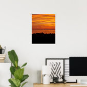 16×20 済州島 夕焼け 韓国 写真プリント ポスター (ホームオフィス)