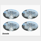 16:31主イエス信じキリストに対して行われる 楕円形シール (シート)