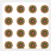 16 Ladybugシール スクエアシール (正面)