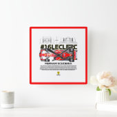 16 leclerc スクエア壁時計 (ホーム)