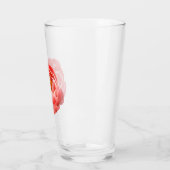 16 oz glass tumbler – サンゴ牡丹 タンブラーグラス (左)