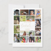 16 Photos Collage Timeline Life Graduation (正面)