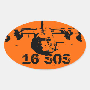 16 SOSステッカー 楕円形シール