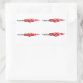 16 xデカール/ステッカーシート – RampageShopロゴ 長方形シール (バッグ)