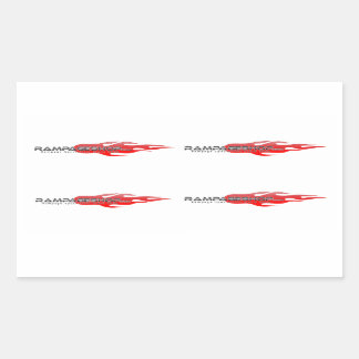 16 xデカール/ステッカーシート – RampageShopロゴ 長方形シール