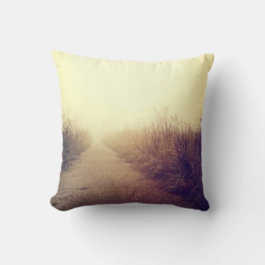 16"x16"装飾用クッションサンライズ通路の歩道 クッション (正面)