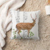 16"x16"装飾用クッションディアドードウッドランドバックラベル クッション (ブランケット)