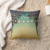 16"x16"装飾用クッションビーチサンセットパームツリーストリン クッション (ブランケット)