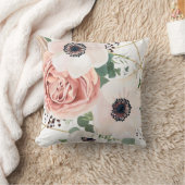 16"x16"装飾用クッション幾何学園バラAnemone クッション (ブランケット)