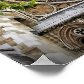 16"x16", Westminster Abbey – ステンドグラス ポスター (角)