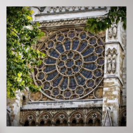 16"x16", Westminster Abbey – ステンドグラス ポスター