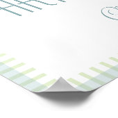 16"x20"ブルーラインポスター$13.50 ポスター (角)