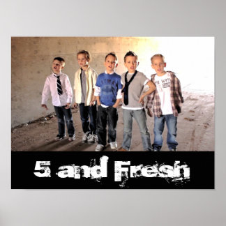 16" x 12" 5とフレッシュトンネルポスター！ ポスター