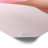 16" x 12" Chrisy Kittens Pinky ポスター (角)