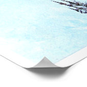 16 x 16冬の風景雪のコーニス ポスター (角)