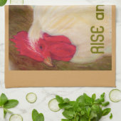 16" x 24"鶏の台所タオル キッチンタオル (折り畳み)