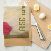 16" x 24"鶏の台所タオル キッチンタオル (四つ折り)