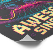 16 Year Old Boy Level 16 Gamer 2010 16th Birthday  ポスター (角)