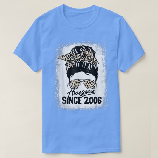 16 Years Old Awesome Since 2006 Leopard 16th Birth Tシャツ (デザイン正面)