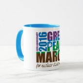 16GPM11M 11のozの陶磁器のマグ マグカップ (正面左)