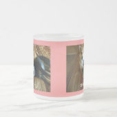 16oz白いコーヒー・マグ フロストグラスマグカップ (中央)