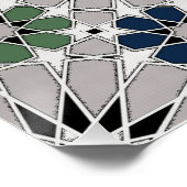 16sおよび8sロセッテモロッコスタイル4 ポスター (コーナー)