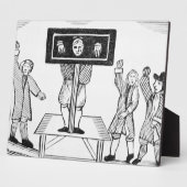 16tのコピー、村の略奪の罪の男 フォトプラーク (側面)