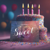 16thバースデーパーティーシック銀河系スターコンステレーション 招待状