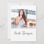 16thバースデーパーティー16歳誕生日ガールボーイ 招待状 (裏面)