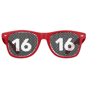 16th甘い16誕生日ノベルティサングラスシェード レトロサングラス