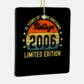 16th誕生日ギフトヴィンテージ2006限定版 セラミックオーナメント (右)