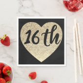 16th誕生日パーティーのナプキン スタンダードランチョンナプキン (インサイチュ)