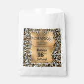 16th誕生日パーティーレオパード印刷お気に入りバッグ フェイバーバッグ (正面)