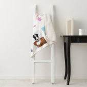 16th誕生日フォトコラージュ甘い16白 シェルパブランケット (インサイチュ)