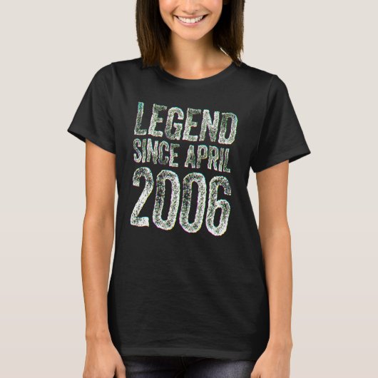 16th Birthday March Born  16 Years Legend Since 20 Tシャツ (正面)
