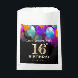 16th Birthday Partyブラック&金ゴールドバルーン フェイバーバッグ<br><div class="desc">16thバースデーパーティーブラックと金ゴールドバルーンと紙吹雪の好意バッグ。さらにカスタマイクリックズを行う場合はカスタマイズ、「IT」ボタンをクリックし、このテンプレートを変更するために当社のデザインツールを使用する。</div>