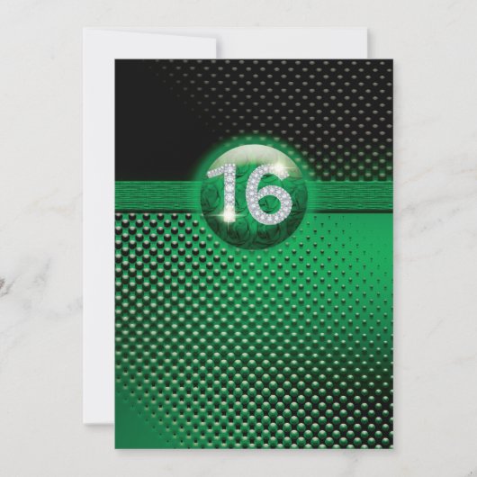 16th birthday party invitations - CUSTOMIZE 招待状 (正面)
