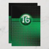 16th birthday party invitations - CUSTOMIZE 招待状 (正面/裏面)